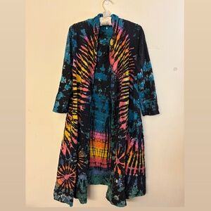 Sunburst Tie Dye Cardigan